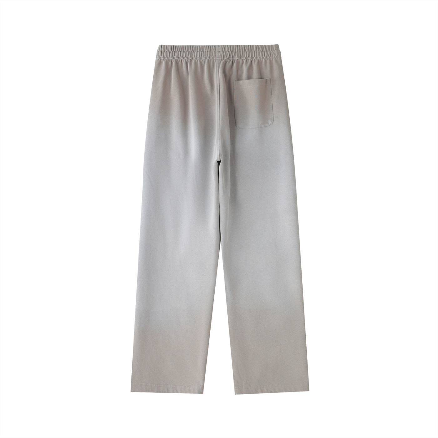 Vintage Washed Gradient Straight-Leg Laidback Sweatpants