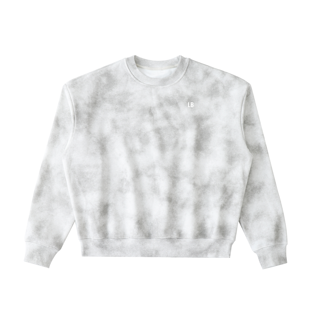 Dirty Washed Boxy Fleeced Sweatshirt