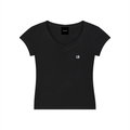 Essential V-Neck Bodycon T-Shirt