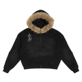 FUR-TRIM PARKA JACKET