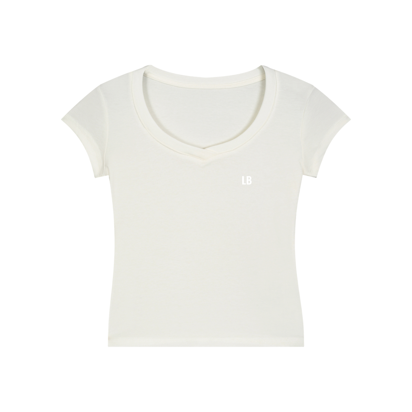 Essential V-Neck Bodycon T-Shirt