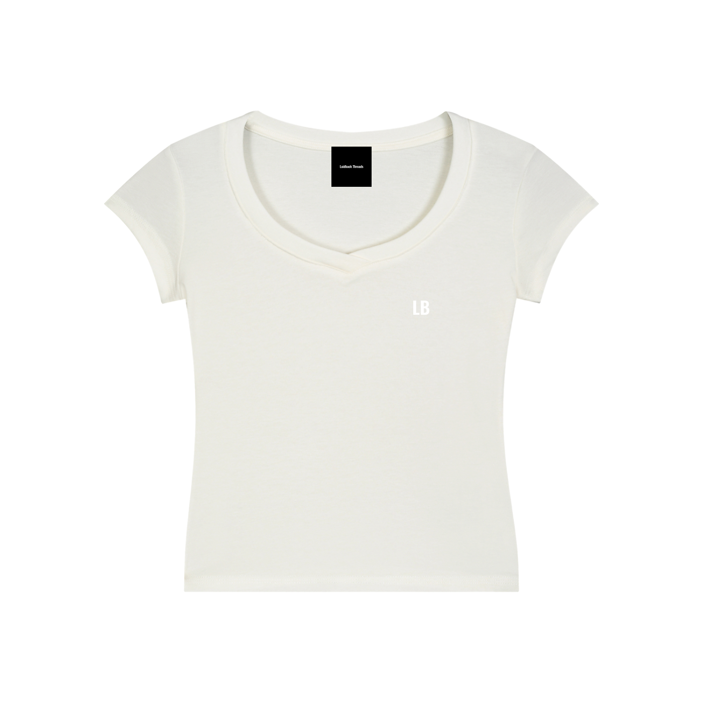 Essential V-Neck Bodycon T-Shirt