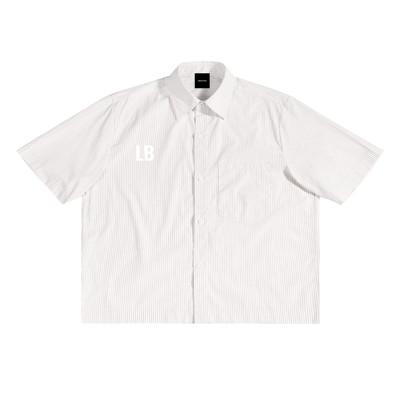 Oversized Vertical Stripe Boxy Shirt