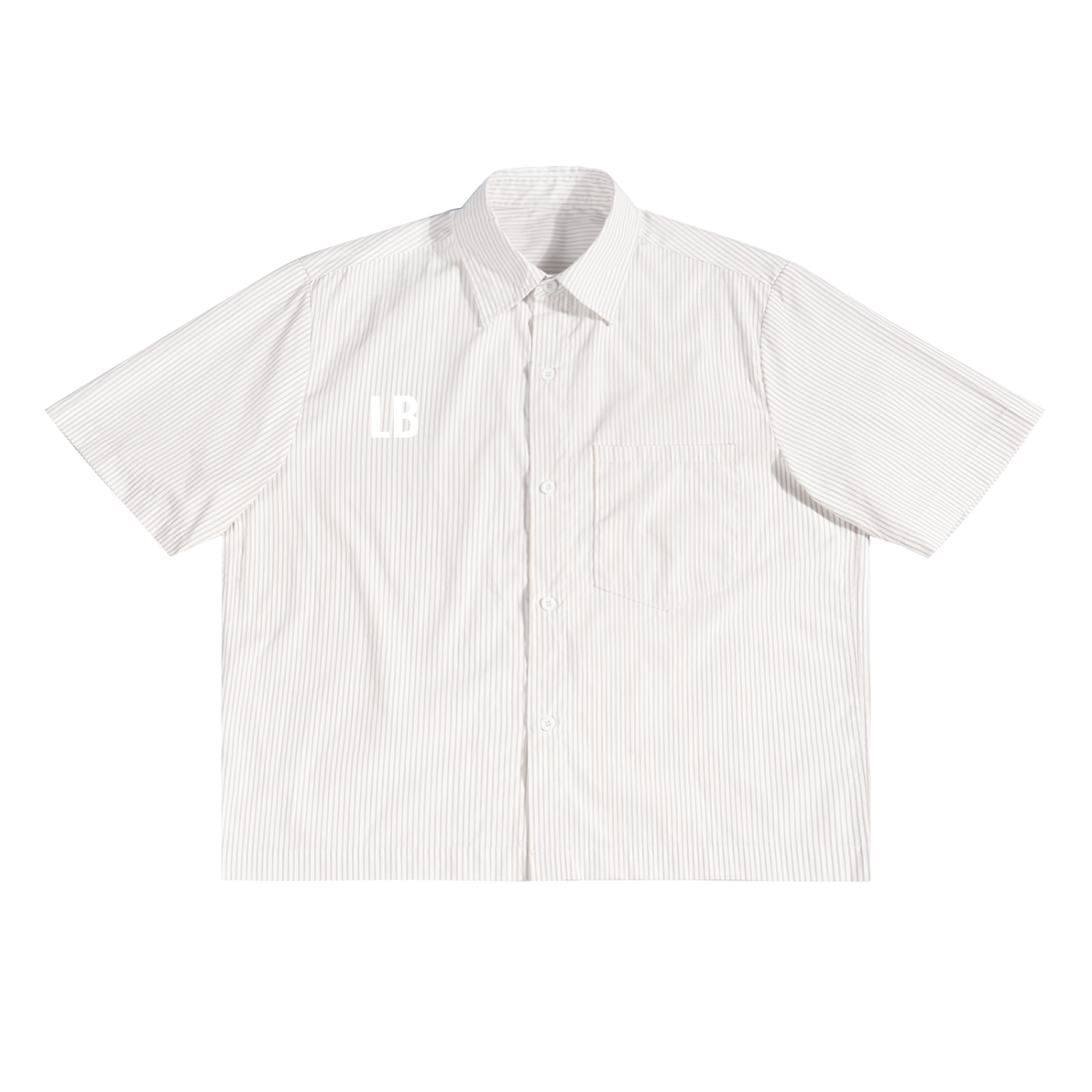 Oversized Vertical Stripe Boxy Shirt