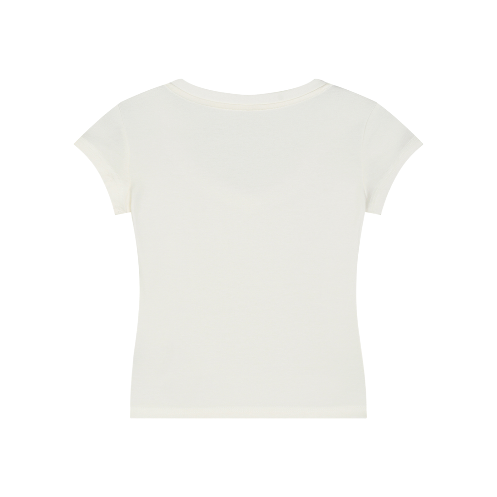 Essential V-Neck Bodycon T-Shirt