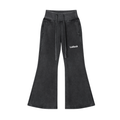 Vintage Washed Flared Fleece Pants